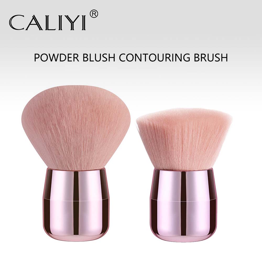 Luxury Skincare Accessories - CALIYI 1/2 個ふわふわルースパウダーブラッシュブラシポータブルミニ高級メイクブラシ旅行化粧品メイクアップツール女性女の子