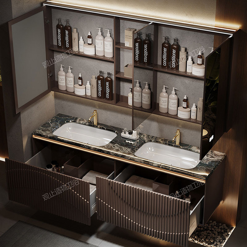 高級小型バスルームキャビネットバーアクセサリーパーティション - Luxury Skincare Accessories のレビューと価格