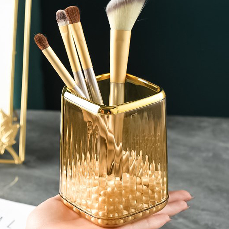 高級メイクアップオーガナイザーデスクトップ化粧ブラシ収納ボッ - Luxury Skincare Accessories のレビューと価格