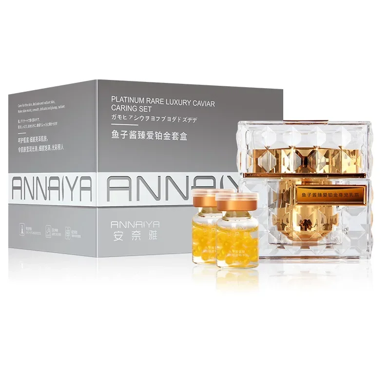 プラチナレア高級キャビアケアセット アンチエイジング修復フェ - Luxury Skincare & Spa Reviews のレビューと価格